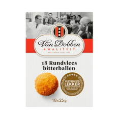 Bitterballen van Dobbe rundvlees 18 stuks 